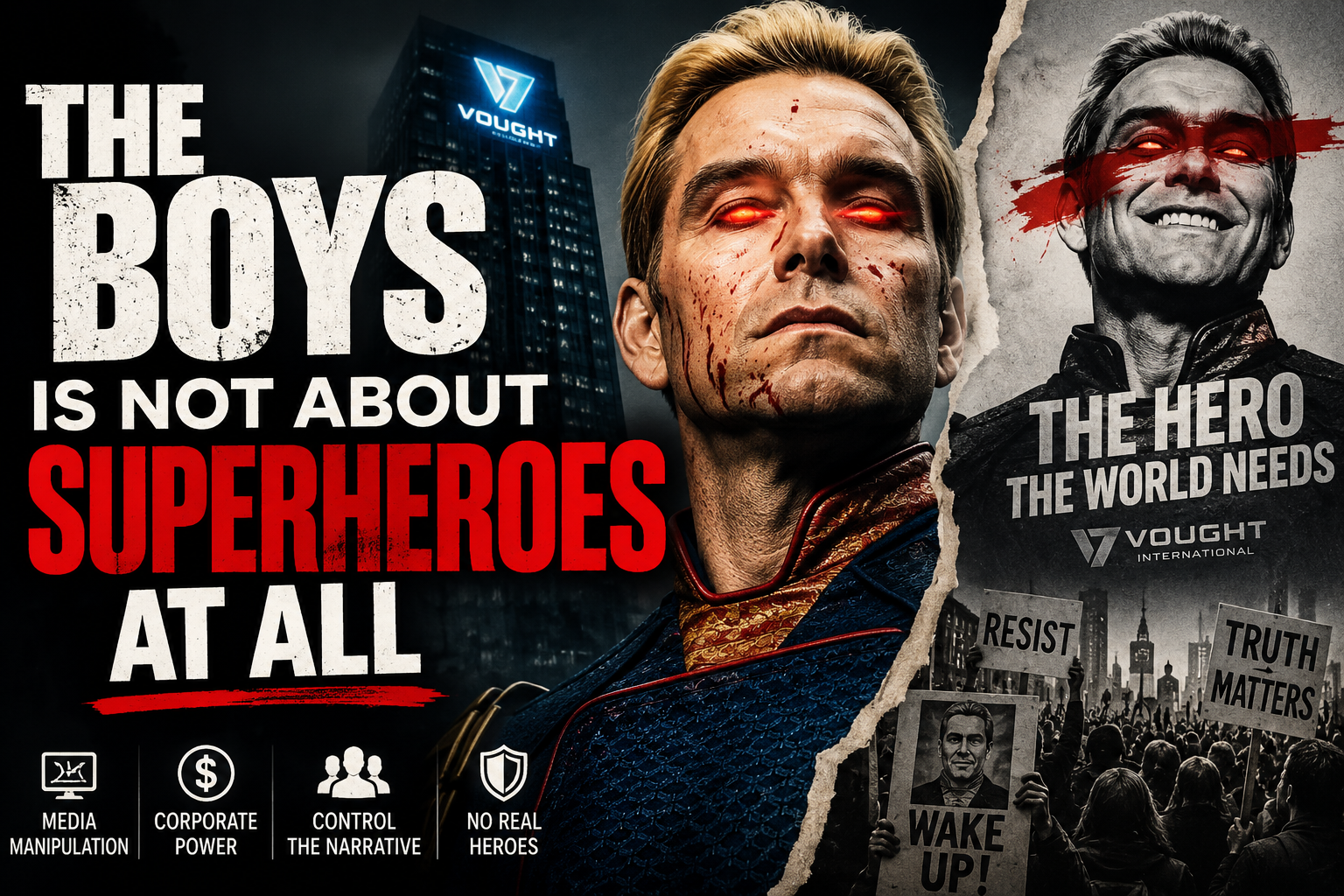 The Boys Is Not About Superheroes At All : Deeper Meaning Explained