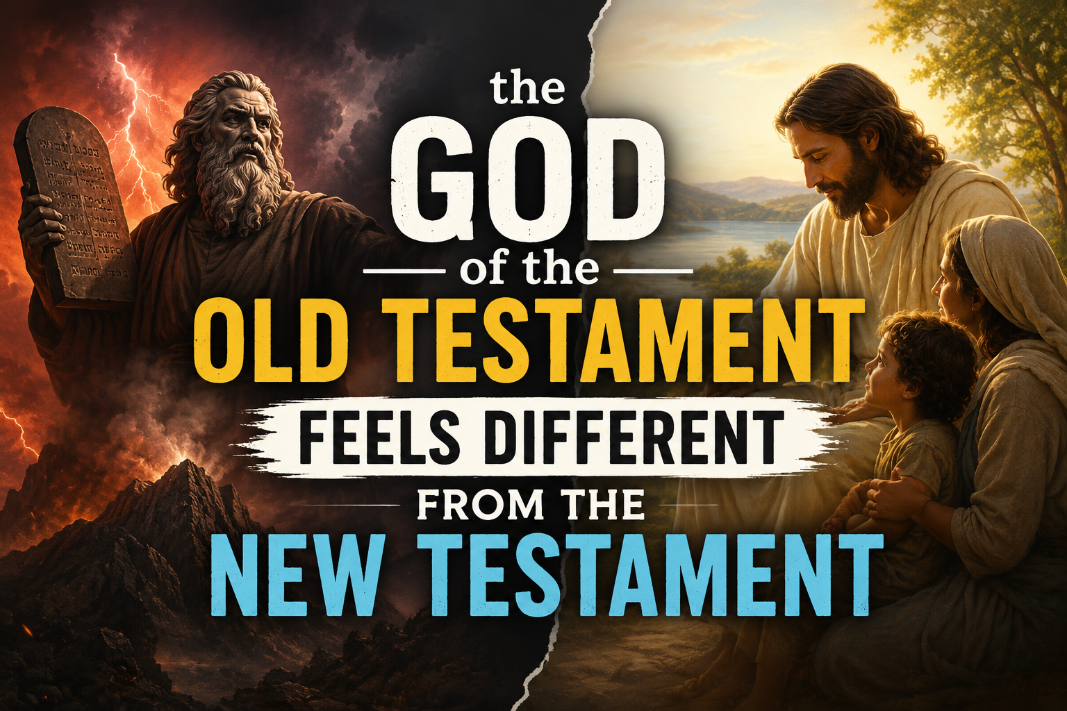 The God of the Old Testament Feels Different From the New Testament